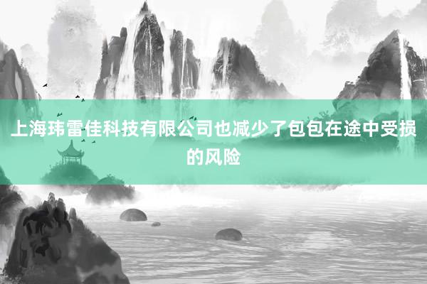 上海玮雷佳科技有限公司也减少了包包在途中受损的风险